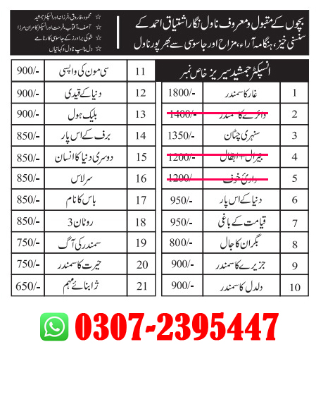 Ishtiaq Ahmed Novels Bundle
